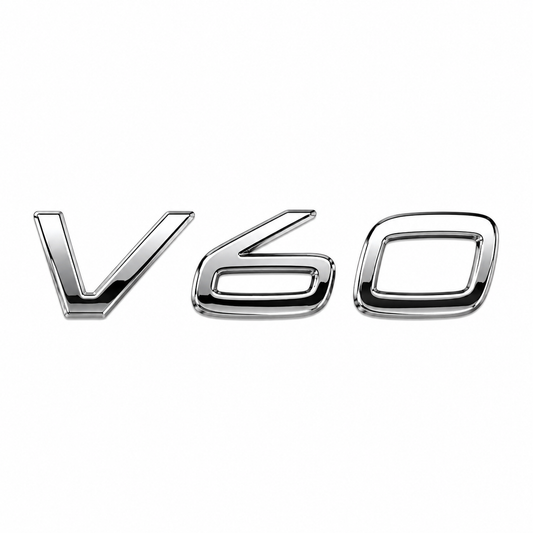 V60 Krom Bagaj Yazısı Volvo Uyumlu