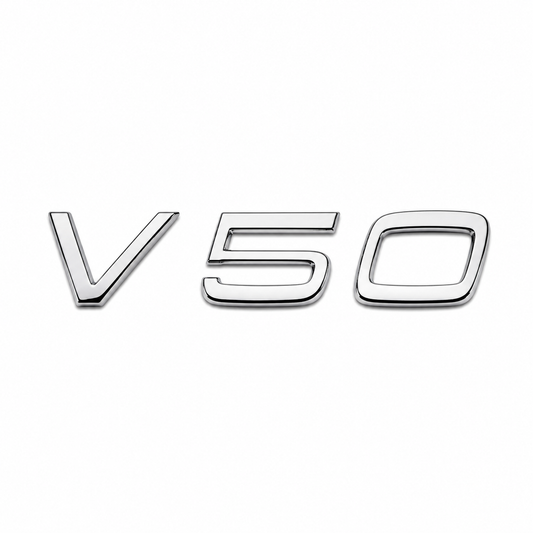 V50 Krom Bagaj Yazısı Volvo Uyumlu