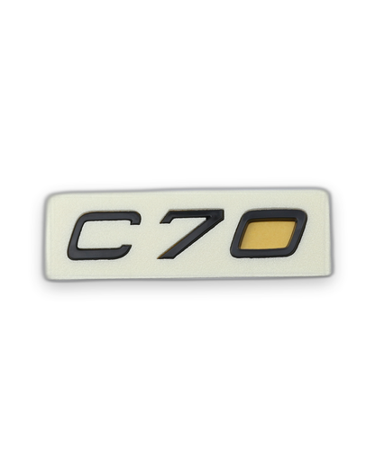C70 Siyah Bagaj Yazısı Volvo Uyumlu