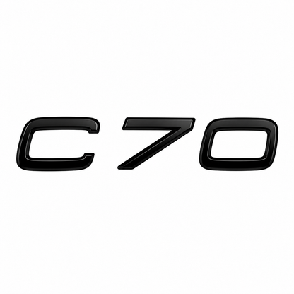 C70 Siyah Bagaj Yazısı Volvo Uyumlu