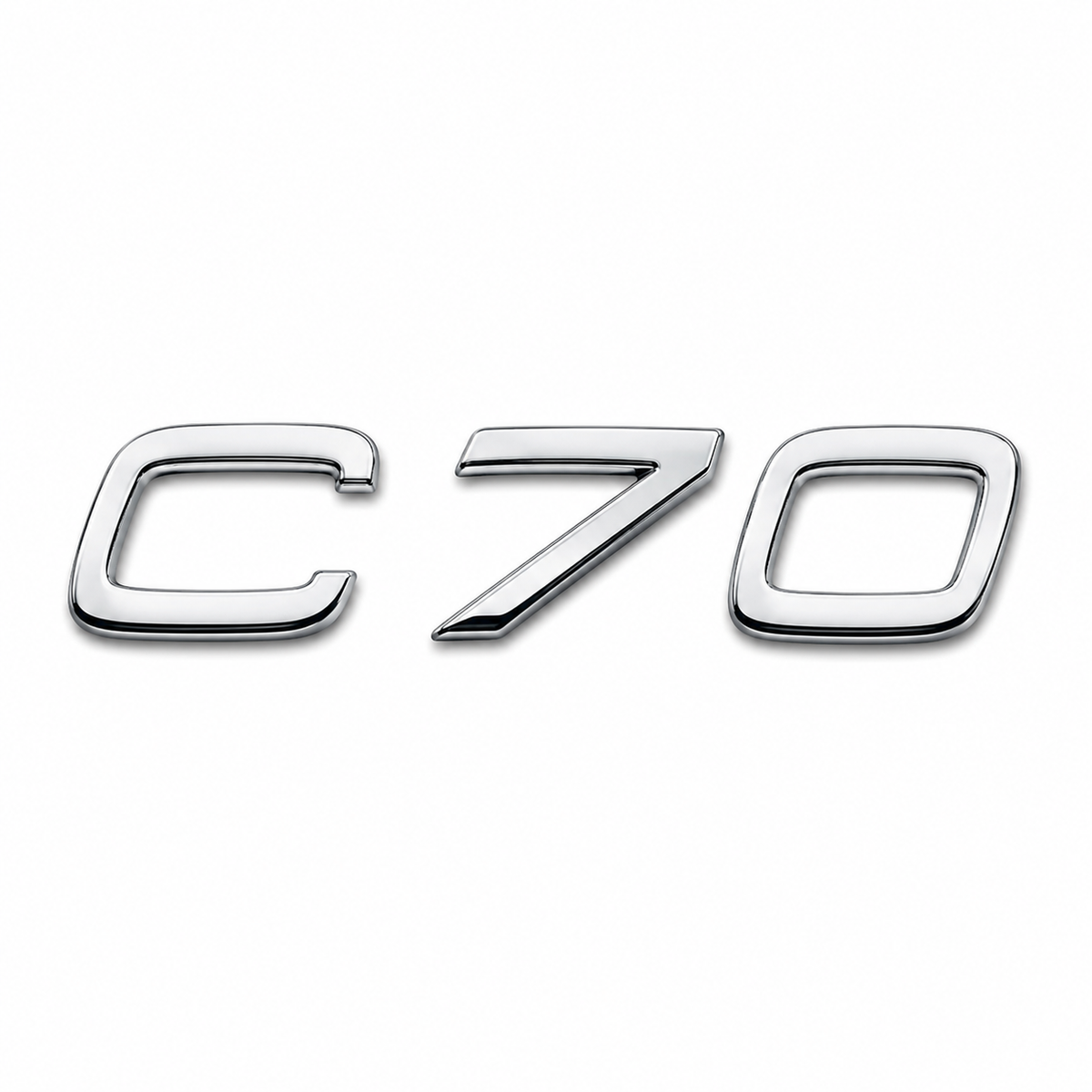 C70 Krom Bagaj Yazısı Volvo Uyumlu
