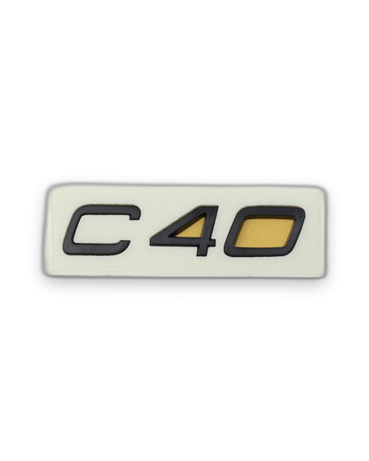 C40 Siyah Bagaj Yazısı Volvo Uyumlu