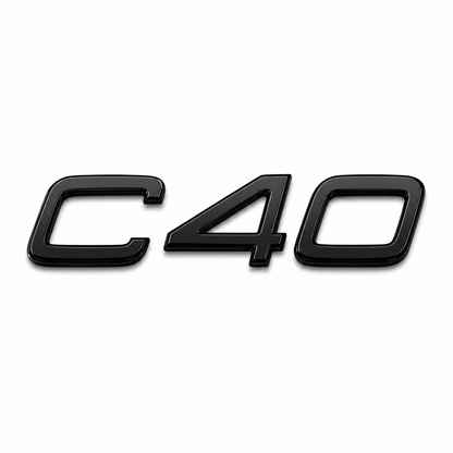 C40 Siyah Bagaj Yazısı Volvo Uyumlu