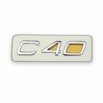 C40 Krom Bagaj Yazısı Volvo Uyumlu