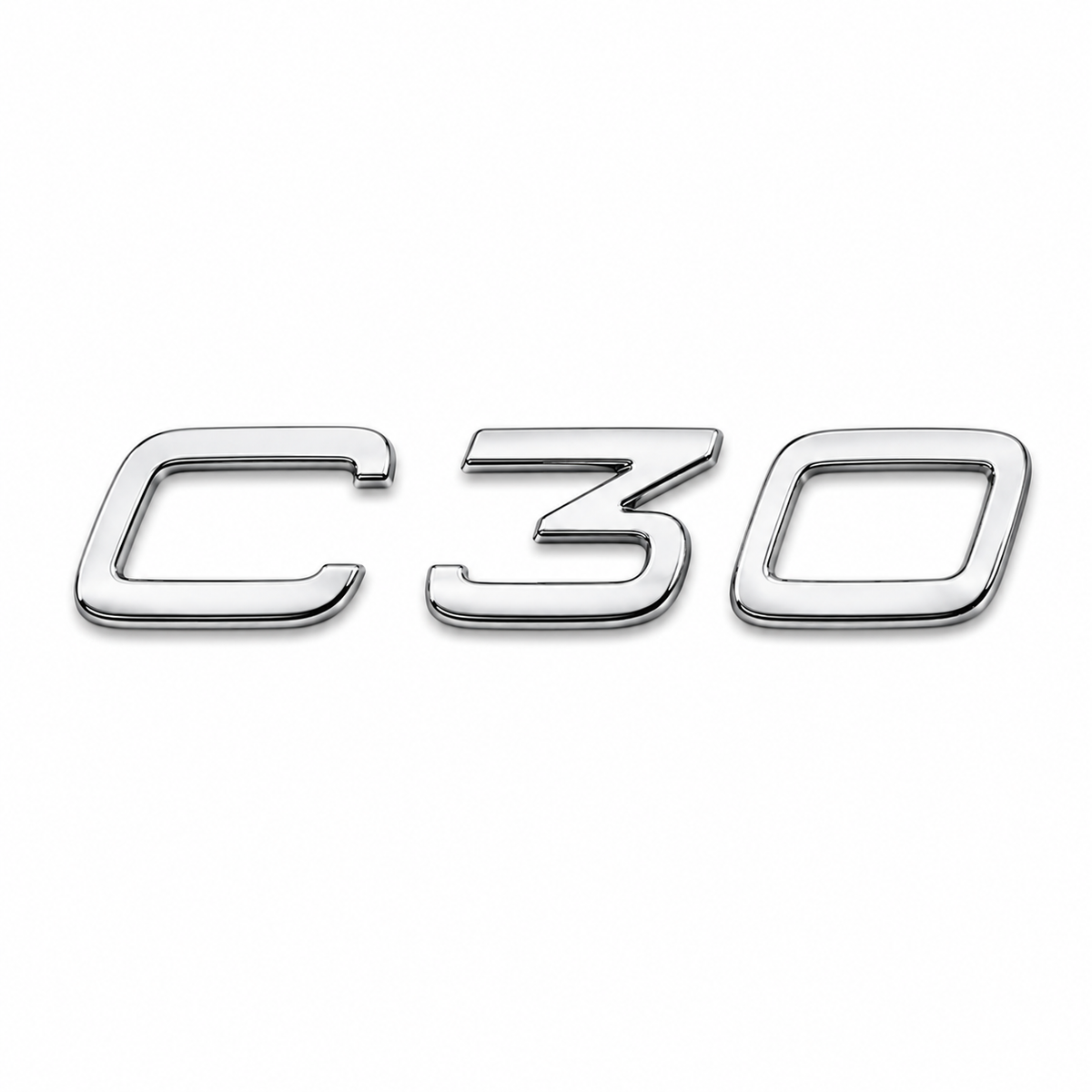 C30 Krom Bagaj Yazısı Volvo Uyumlu