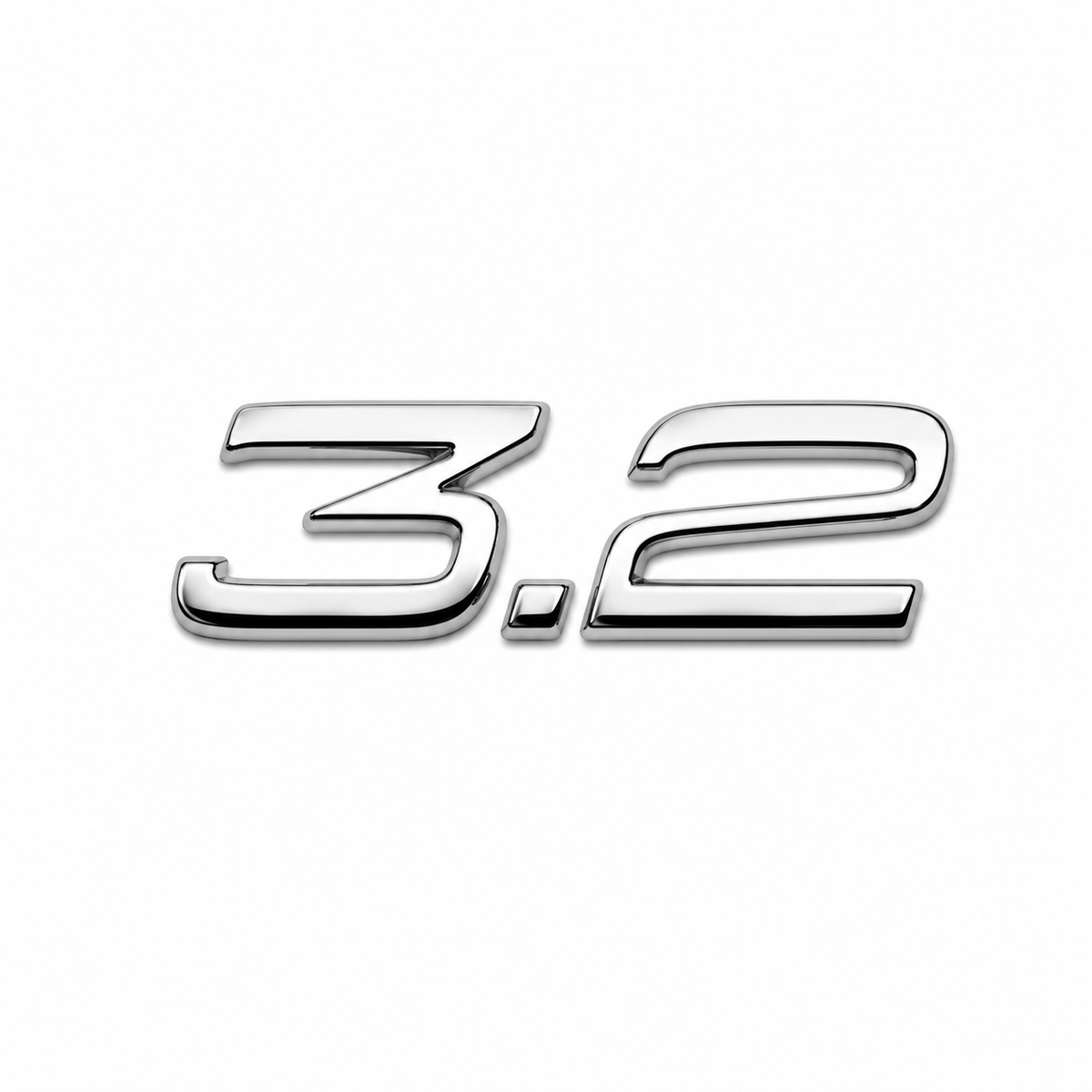 3.2 Krom Bagaj Yazısı Volvo Uyumlu