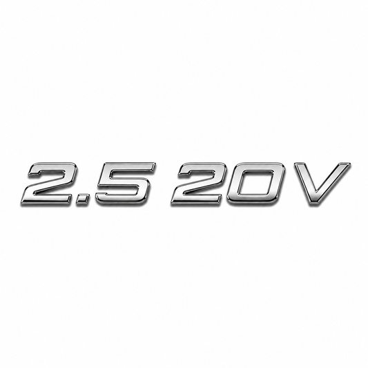 2.5 20V Krom Bagaj Yazısı Volvo Uyumlu