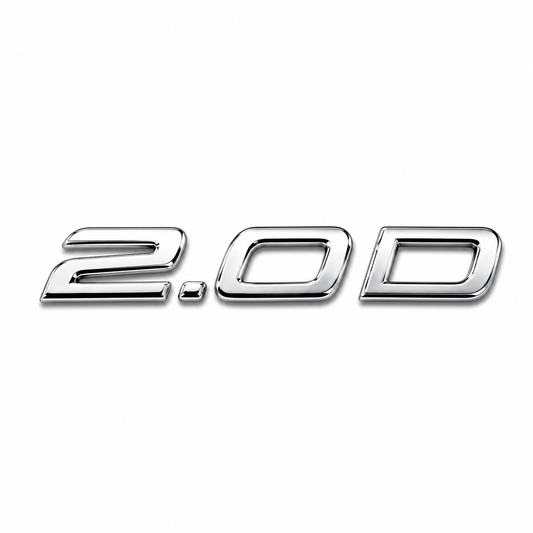 2.0D Krom Bagaj Yazısı Volvo Uyumlu