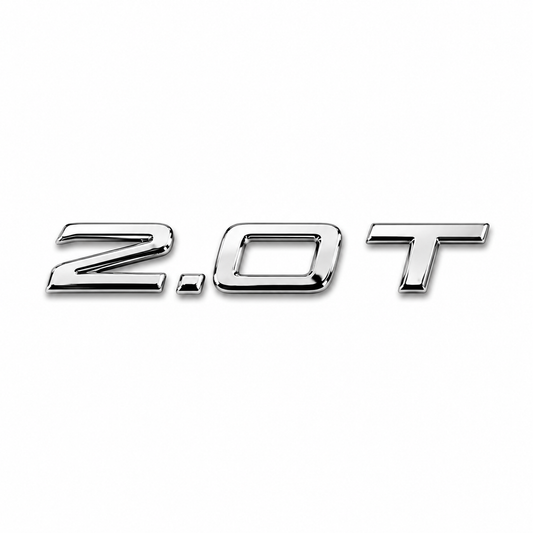 2.0T Krom Bagaj Yazısı Volvo Uyumlu