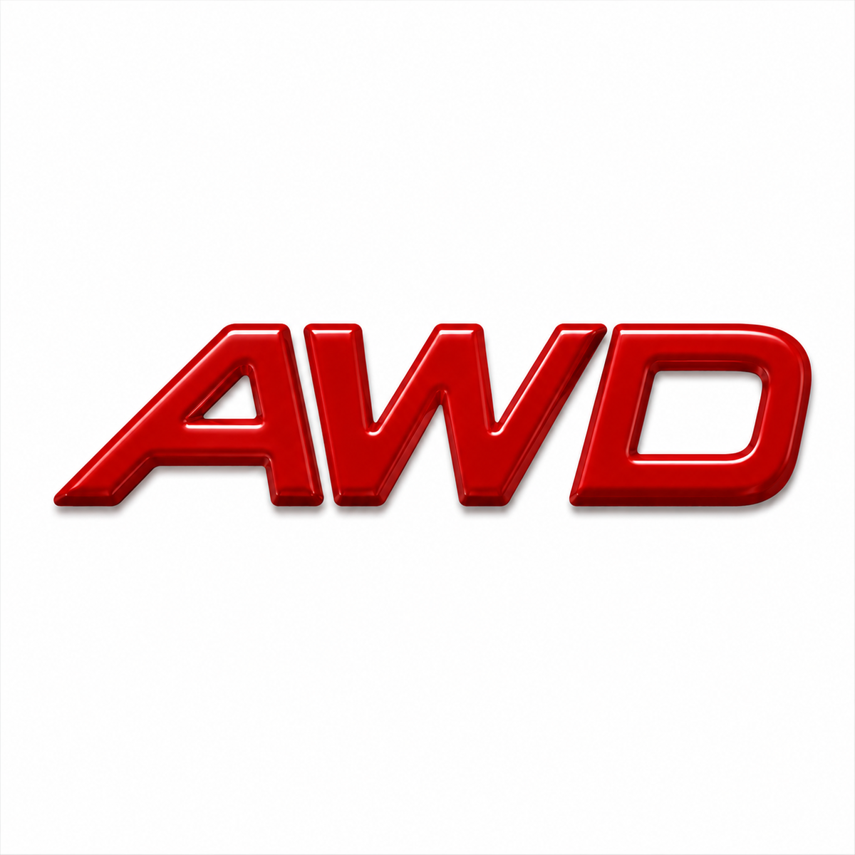 AWD Kırmızı Bagaj Yazısı Volvo Uyumlu