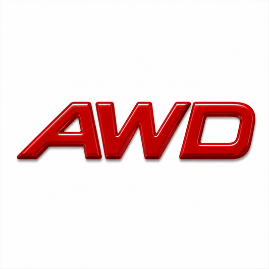 AWD Kırmızı Bagaj Yazısı Volvo Uyumlu