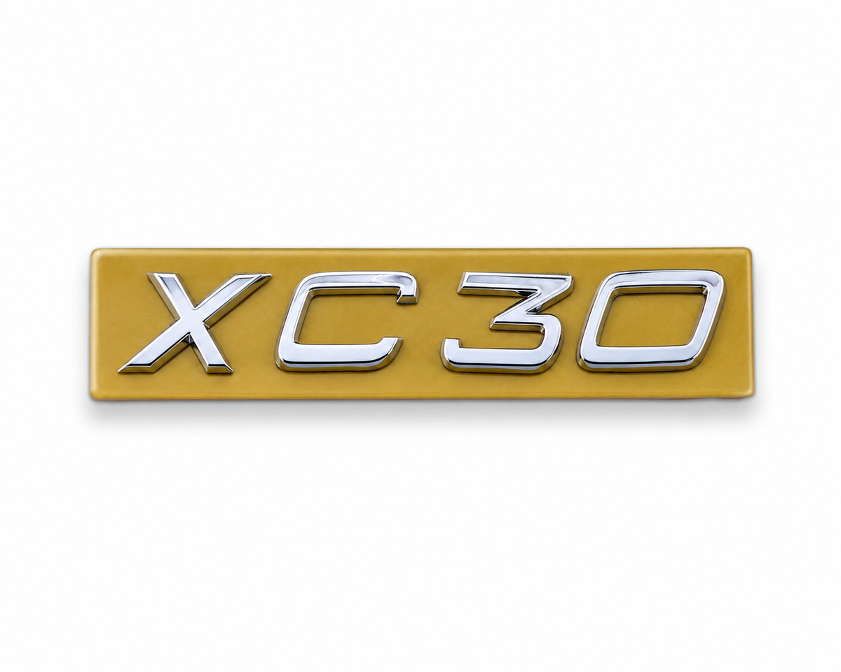XC30 Krom Bagaj Yazısı Volvo Uyumlu