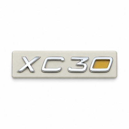 XC30 Krom Bagaj Yazısı Volvo Uyumlu