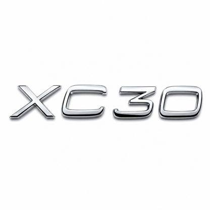 XC30 Krom Bagaj Yazısı Volvo Uyumlu