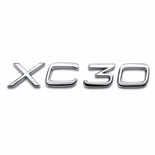 XC30 Krom Bagaj Yazısı Volvo Uyumlu