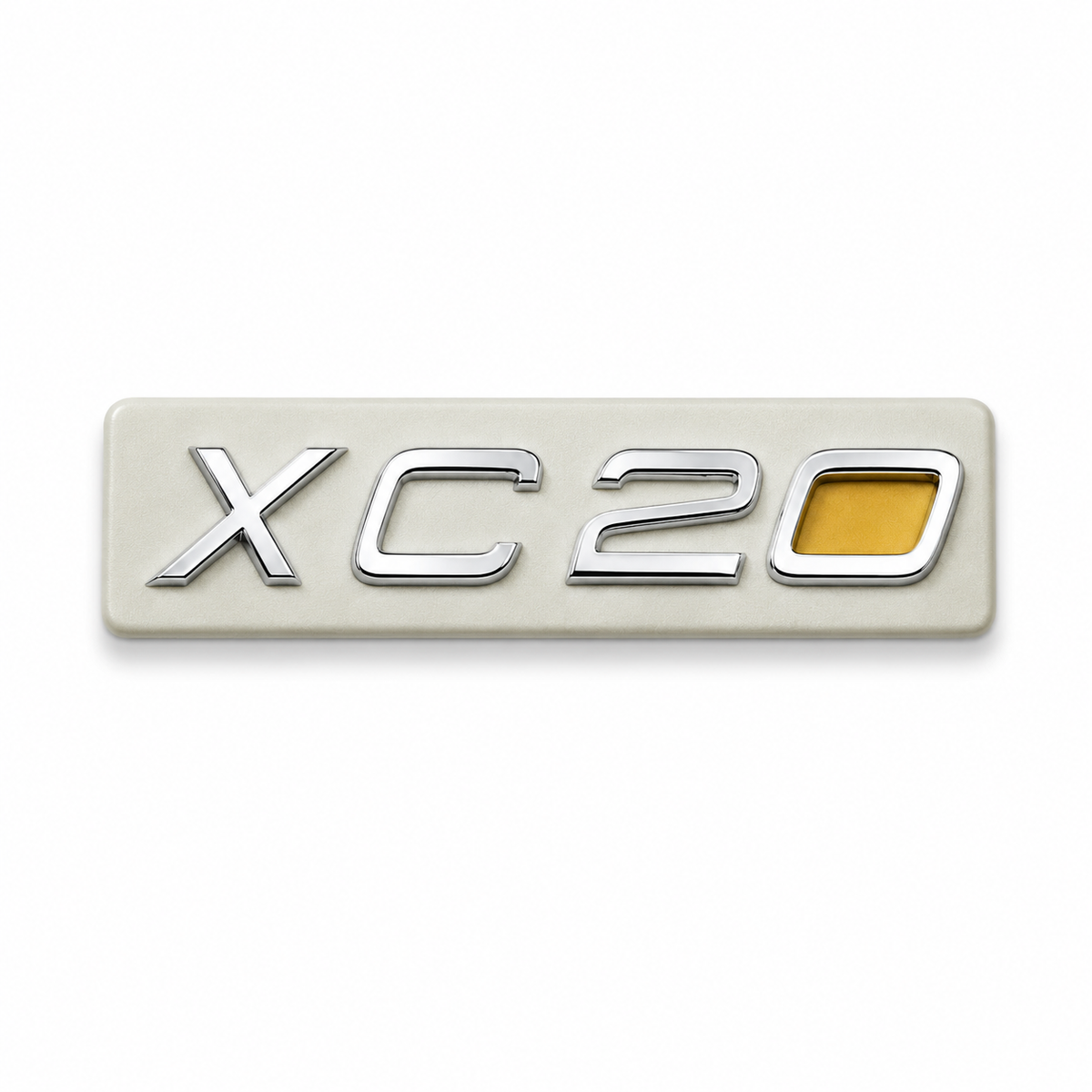 XC20 Krom Bagaj Yazısı Volvo Uyumlu