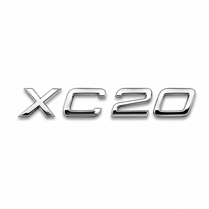 XC20 Krom Bagaj Yazısı Volvo Uyumlu