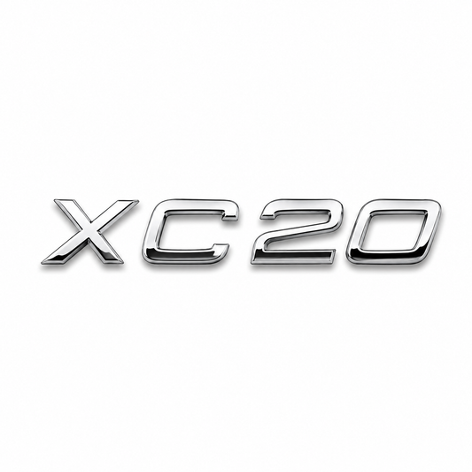 XC20 Krom Bagaj Yazısı Volvo Uyumlu