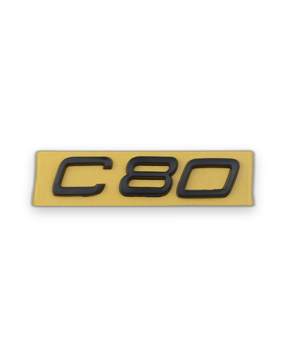 C80 Siyah Bagaj Yazısı Volvo Uyumlu