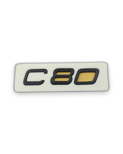 C80 Siyah Bagaj Yazısı Volvo Uyumlu