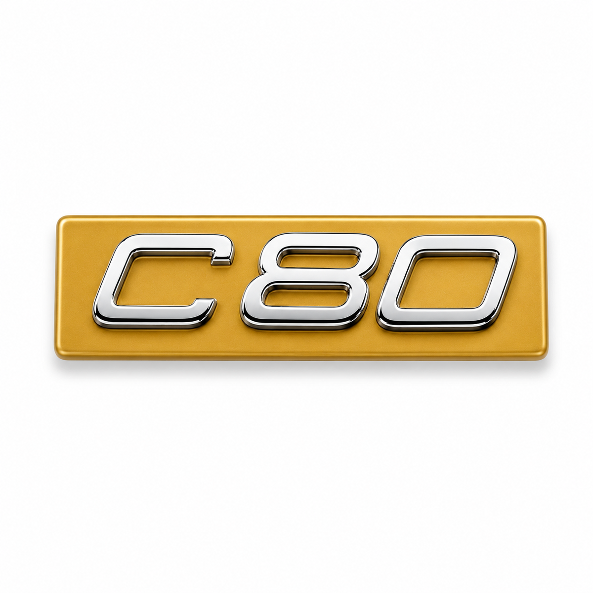 C80 Krom Bagaj Yazısı Volvo Uyumlu