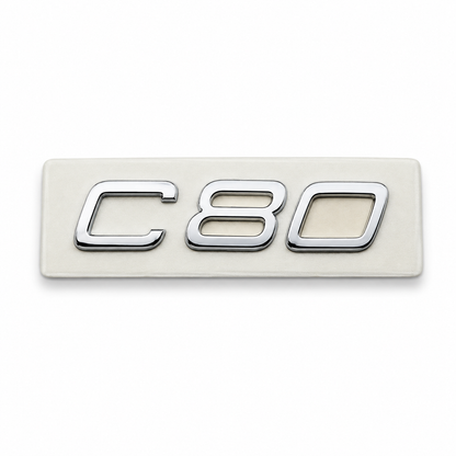 C80 Krom Bagaj Yazısı Volvo Uyumlu