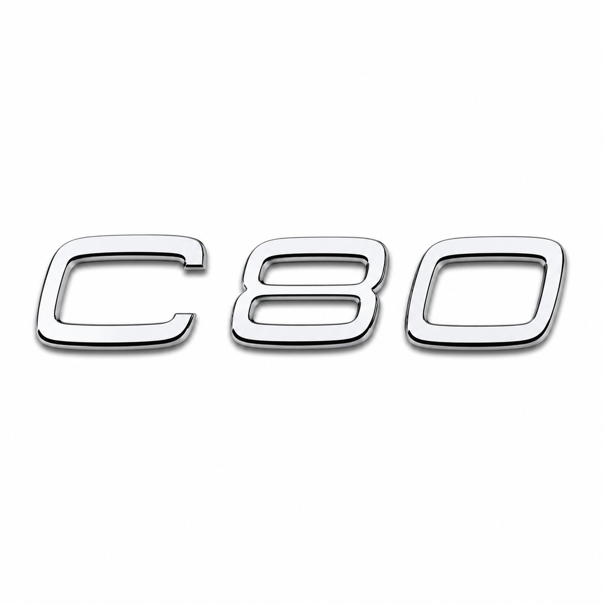 C80 Krom Bagaj Yazısı Volvo Uyumlu
