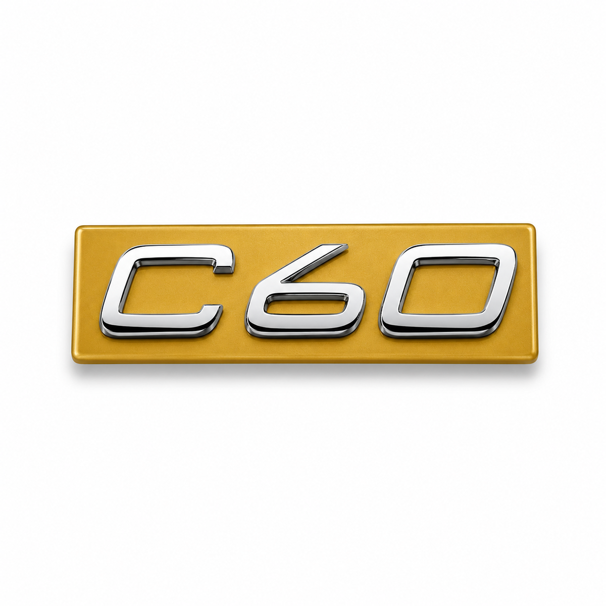 C60 Krom Bagaj Yazısı Volvo Uyumlu