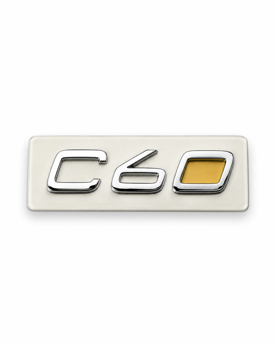 C60 Krom Bagaj Yazısı Volvo Uyumlu