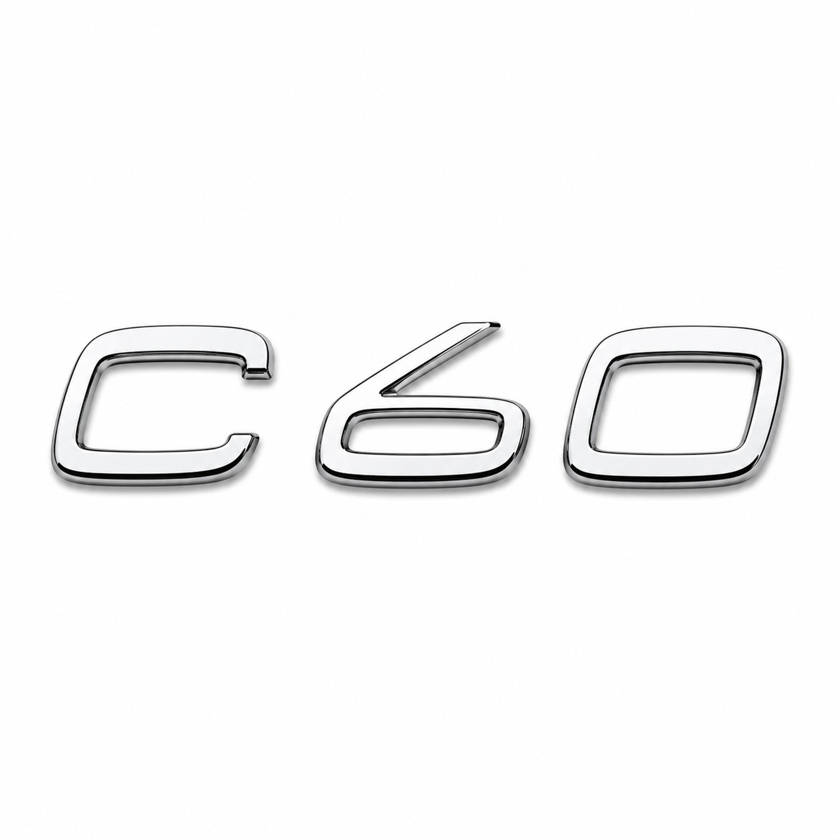 C60 Krom Bagaj Yazısı Volvo Uyumlu