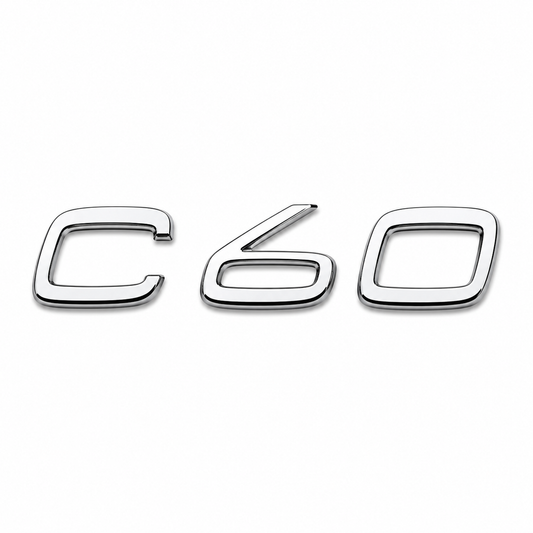 C60 Krom Bagaj Yazısı Volvo Uyumlu