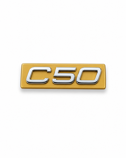 C50 Krom Bagaj Yazısı Volvo Uyumlu