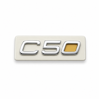 C50 Krom Bagaj Yazısı Volvo Uyumlu