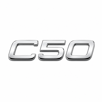 C50 Krom Bagaj Yazısı Volvo Uyumlu